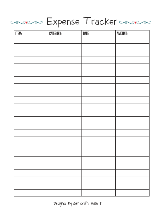 Finance Pack Planner Insert